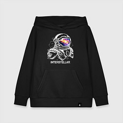 Толстовка детская хлопковая Interstellar Spaceman, цвет: черный