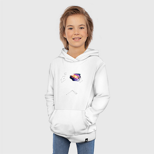 Детская толстовка-худи Interstellar Spaceman / Белый – фото 3
