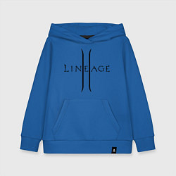 Толстовка детская хлопковая Lineage logo, цвет: синий