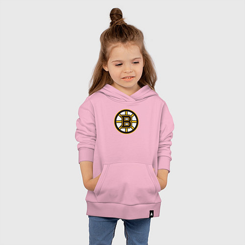 Детская толстовка-худи Boston Bruins / Светло-розовый – фото 4