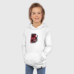 Толстовка детская хлопковая New Jersey Devils, цвет: белый — фото 2