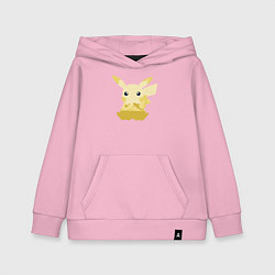 Толстовка детская хлопковая Pikachu Shadow, цвет: светло-розовый