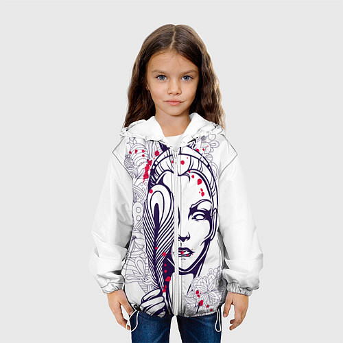 Детская куртка Богиня / 3D-Белый – фото 3