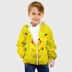 Куртка с капюшоном детская Pikachu, цвет: 3D-белый — фото 2
