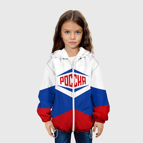 Детская куртка Россия 2016 / 3D-Белый – фото 3
