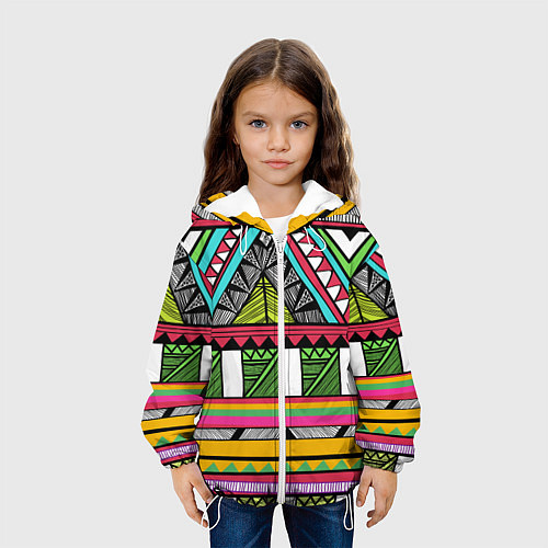 Детская куртка Зимбабве / 3D-Белый – фото 3