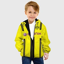 Куртка с капюшоном детская BVB FC: Evonik, цвет: 3D-черный — фото 2