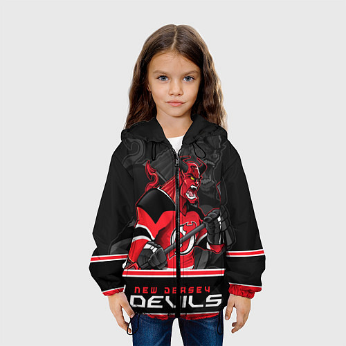 Детская куртка New Jersey Devils / 3D-Черный – фото 3