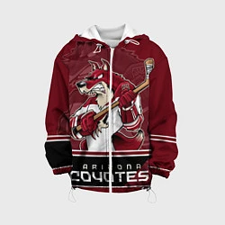 Куртка с капюшоном детская Arizona Coyotes, цвет: 3D-белый