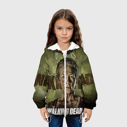 Детская куртка Ходячие мертвецы: Кэрол Пелетье / 3D-Белый – фото 3