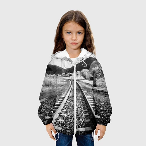 Детская куртка Железная дорога / 3D-Белый – фото 3