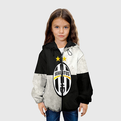 Детская куртка Juventus FC / 3D-Черный – фото 3