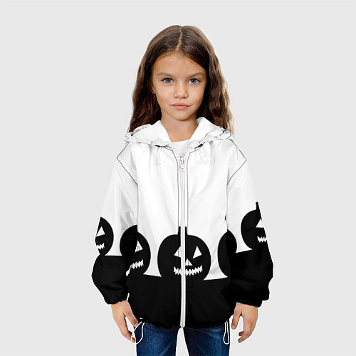Детская куртка Хэллоуин / 3D-Белый – фото 3