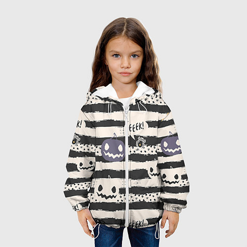 Детская куртка Хэллуин 5 / 3D-Белый – фото 3