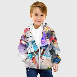 Куртка с капюшоном детская Герои подземелья, цвет: 3D-белый — фото 2