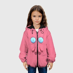 Куртка с капюшоном детская Доктор Зойдберг, цвет: 3D-черный — фото 2