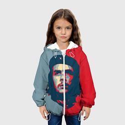Куртка с капюшоном детская Che Guevara, цвет: 3D-белый — фото 2