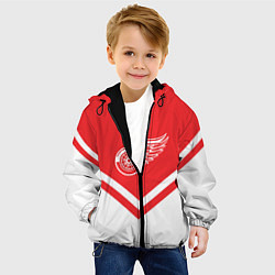 Куртка с капюшоном детская NHL: Detroit Red Wings, цвет: 3D-черный — фото 2