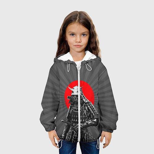Детская куртка Мертвый самурай / 3D-Белый – фото 3