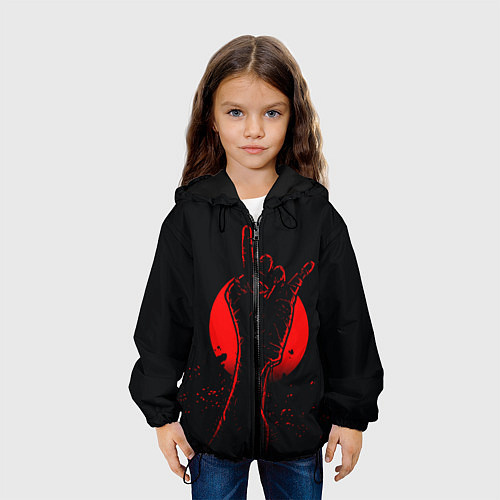 Детская куртка Zombie Rock / 3D-Черный – фото 3
