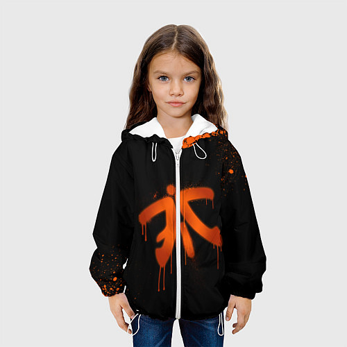 Детская куртка Fnatic: Black collection / 3D-Белый – фото 3