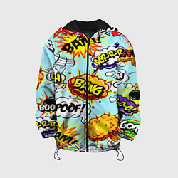 Куртка с капюшоном детская Pop Art, цвет: 3D-черный