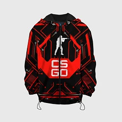 Куртка с капюшоном детская CS:GO Techno Style, цвет: 3D-черный