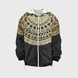 Куртка с капюшоном детская Абстракционизм, цвет: 3D-белый