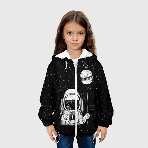 Детская куртка Астронавт с шариком / 3D-Белый – фото 3