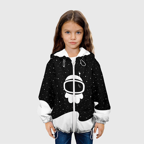 Детская куртка Маленький космонавт / 3D-Белый – фото 3