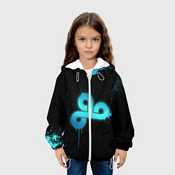 Куртка с капюшоном детская Cloud 9: Black collection, цвет: 3D-белый — фото 2