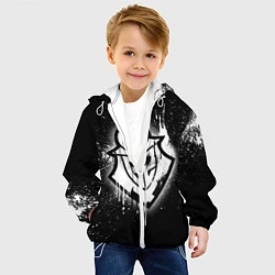 Куртка с капюшоном детская Gamers 2: Black collection, цвет: 3D-белый — фото 2