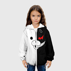 Куртка с капюшоном детская Monokuma, цвет: 3D-белый — фото 2