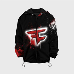 Куртка с капюшоном детская FaZe Clan: Black collection, цвет: 3D-черный