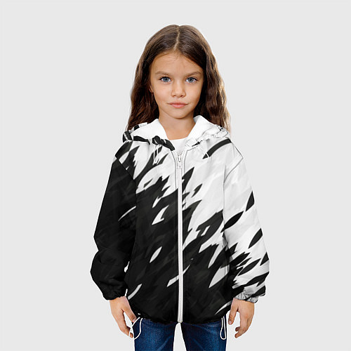 Детская куртка Black & white / 3D-Белый – фото 3