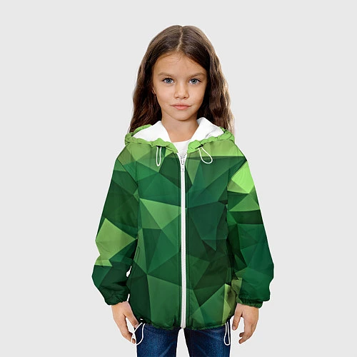 Детская куртка Геометрия / 3D-Белый – фото 3