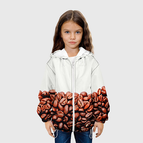 Детская куртка Coffee / 3D-Белый – фото 3