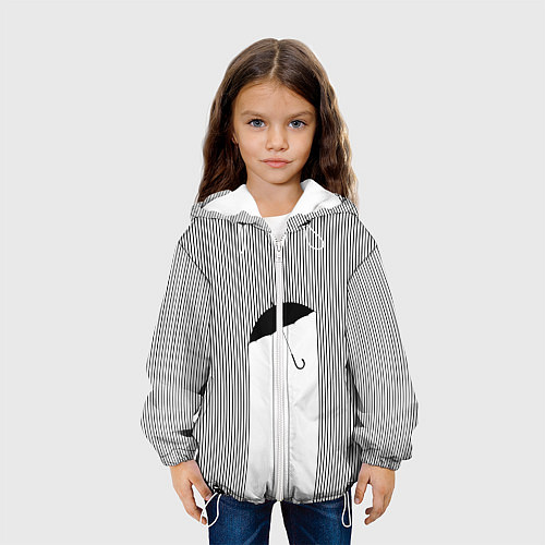 Детская куртка Дождь / 3D-Белый – фото 3