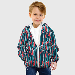Куртка с капюшоном детская Graffiti, цвет: 3D-белый — фото 2