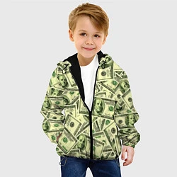 Куртка с капюшоном детская Benjamin Franklin, цвет: 3D-черный — фото 2