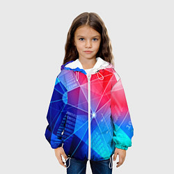 Куртка с капюшоном детская Коды, цвет: 3D-белый — фото 2