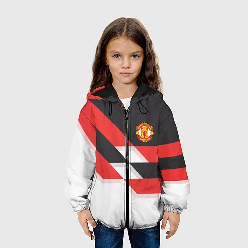 Детская куртка Manchester United: Stipe / 3D-Черный – фото 3