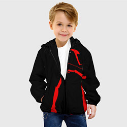 Куртка с капюшоном детская Dethklok: Dark Man, цвет: 3D-черный — фото 2