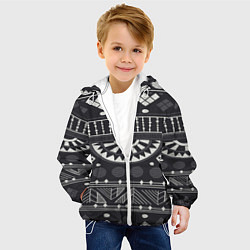 Куртка с капюшоном детская Black&White africa, цвет: 3D-белый — фото 2
