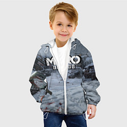 Куртка с капюшоном детская Metro Exodus, цвет: 3D-белый — фото 2