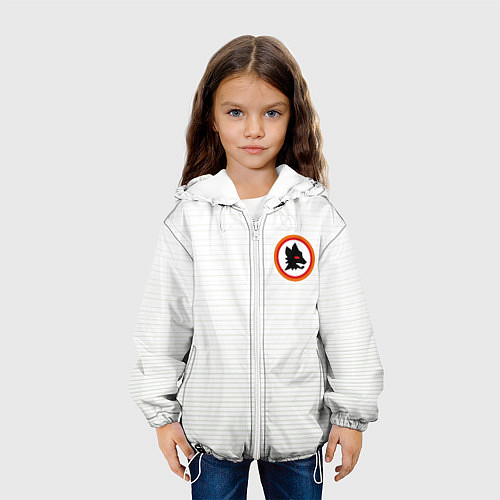 Детская куртка A S Roma - WHITE N 98 NEW 2022 / 3D-Белый – фото 3