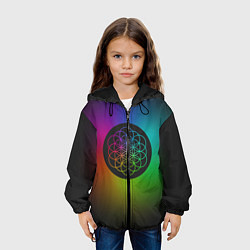 Куртка с капюшоном детская Coldplay Colour, цвет: 3D-черный — фото 2
