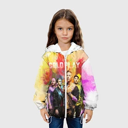 Куртка с капюшоном детская Coldplay, цвет: 3D-белый — фото 2