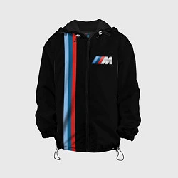 Куртка с капюшоном детская BMW BLACK COLLECTION БМВ, цвет: 3D-черный