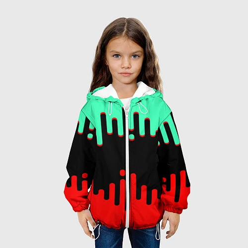 Детская куртка Городской триколор / 3D-Белый – фото 3
